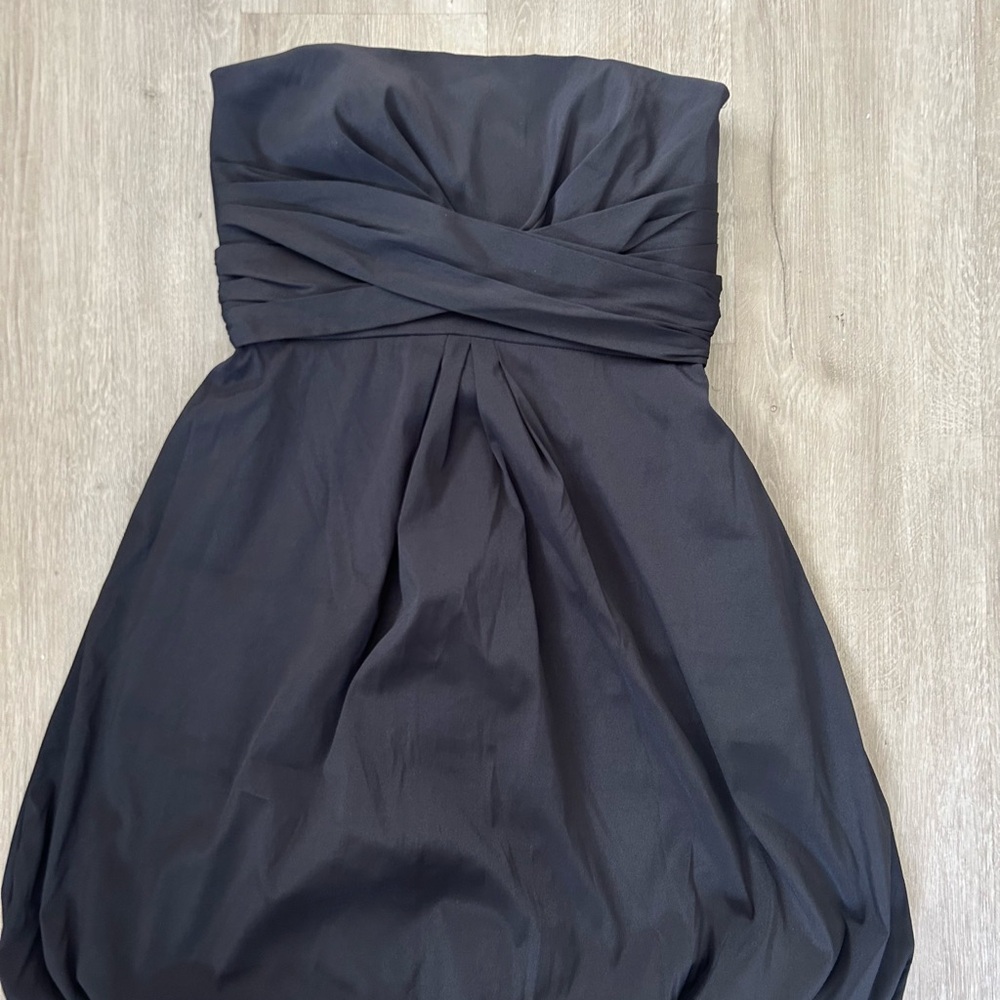 White House Black Market Black Ruched bubble Dress for Cocktail - Picture 1 of 3